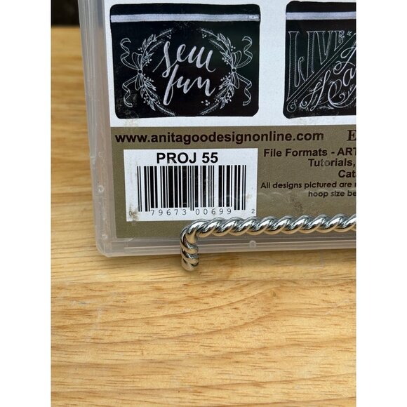 Anita Goodesign Projects: Blackboard Bags Embroidery Design CD Hand Drawn - Picture 3 of 4